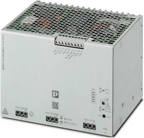 Phoenix Contact QUINT4-UPS/1AC/1AC/500VA/USB 1067327 Industrielle USV-Anlage in Grau mit USB-Anschluss - Bild 1