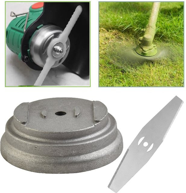 Vibratite Adapter aus Edelstahl für Rasentrimmer und Akku-Rasenmäher, Farbe: Silber - Bild 1