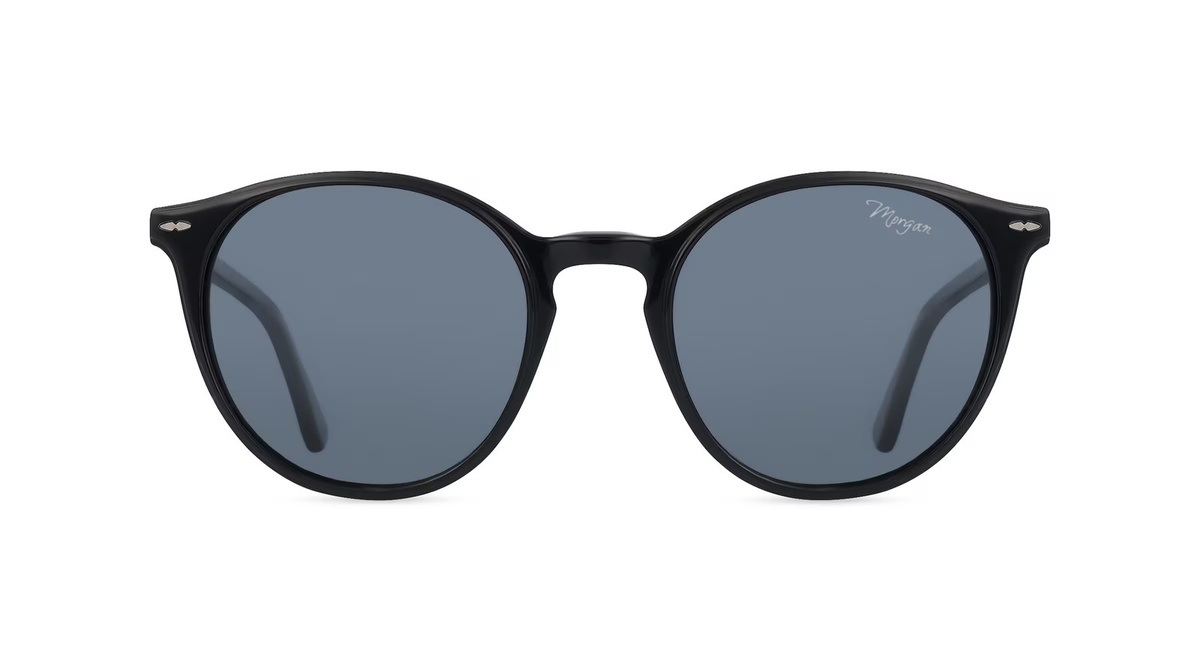 Morgan MO 7242 Sonnenbrille Panto, Vollrand, Kunststoff, Unisex, schwarz - Bild 1