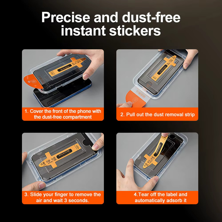Sichtschutz-Displayschutzfolie aus gehärtetem Glas für Xiaomi Redmi Note 14 13 Pro 12 11 10 9 15 15C 14C mit Anti-Spy-Funktion und staubfreier Installation - Bild 3