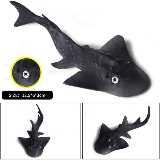 Oenux Meerestiere Rochen Teufelsrochen Mantarochen Spielfiguren 10-teiliges Set - Bild 1