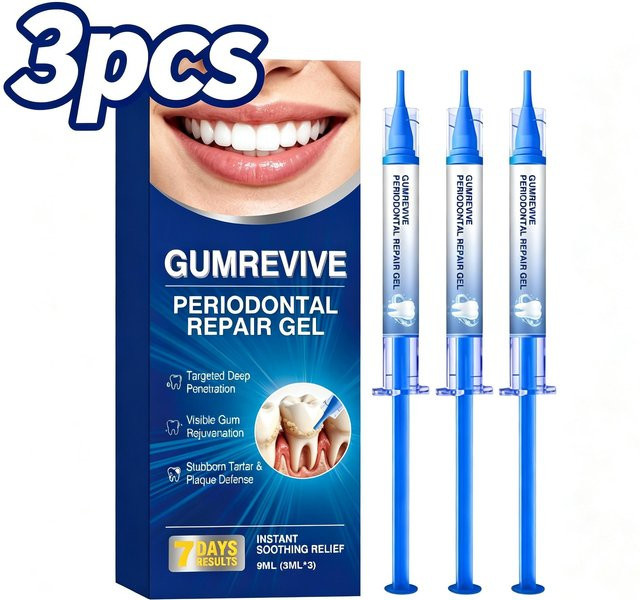 LumiDew Beauty Zahnfleischpflege-Gel, 3 x 9 ml - Bild 1