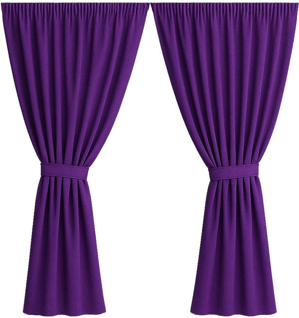 Setgarden Outdoor Vorhang für den Balkon, 1 Stück, Violett, B: 155 cm, H: 200 cm - Bild 1