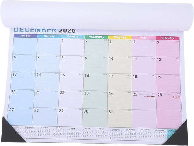 Wandkalender Juni 2026 bis Dezember 2027 von Toys Arts, 19 Monate bunter Hängeplaner für Familien und Büro, Multicolor - Bild 1