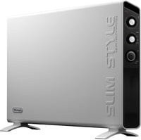 DeLonghi Slim Style HCX 3220 Konvektor Standkonvektor mit Timer, 2000 W, Weiß und Schwarz - Bild 1