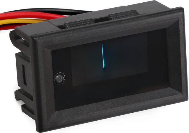 7-in-1 Energiemessgerät mit OLED-Display zur Überwachung von Spannung und Stromstärke, Schwarz, DC 33V 3A - Bild 1