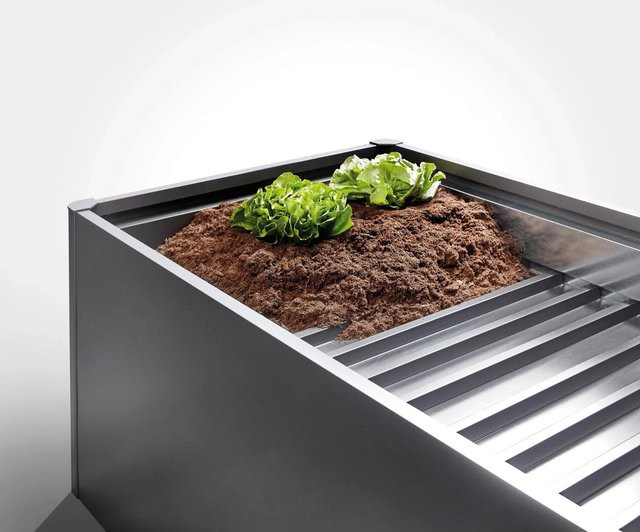 Biohort Zwischenboden für Hochbeet in Grau-metallic - Bild 1
