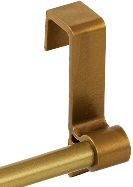 Gardinenstange Heine Home aus Aluminium in Gold, gerade mit Spannklammer - Bild 1