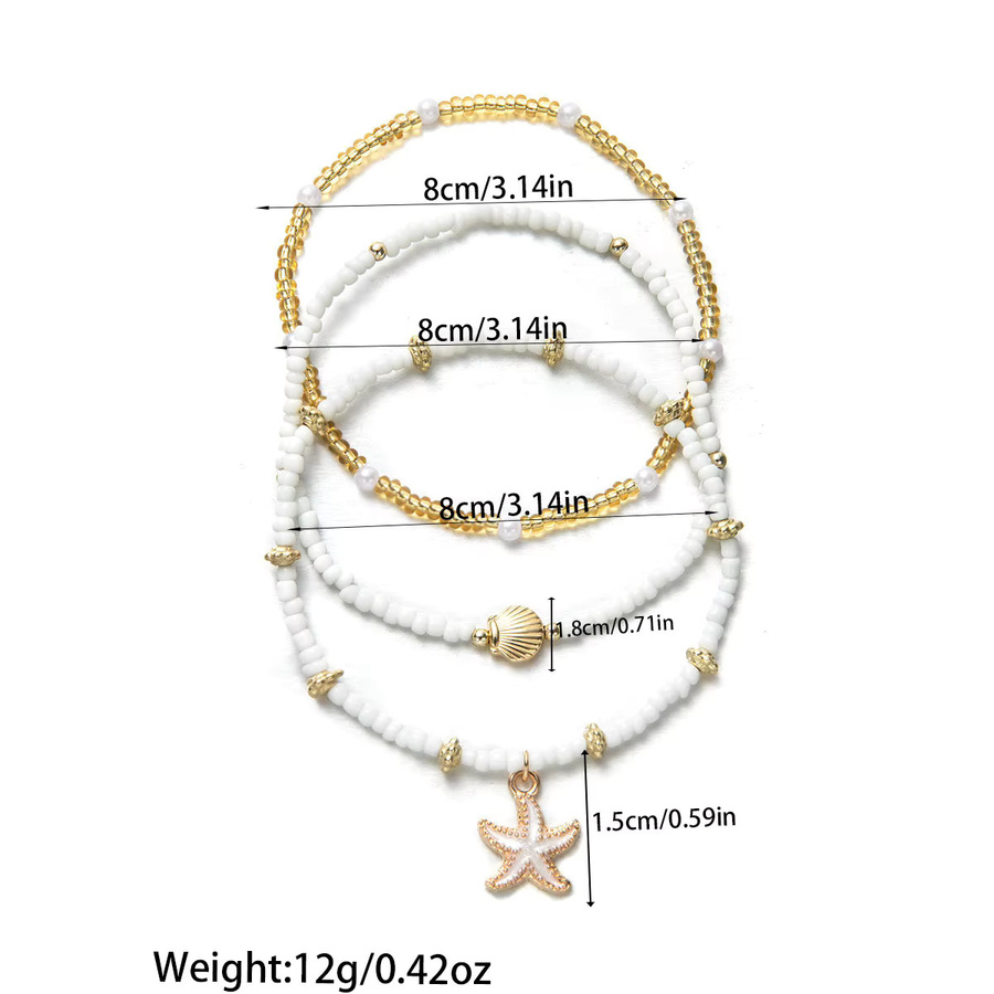 ZAKOL Fußkettchen, Perle, Gold, Damen - Bild 2