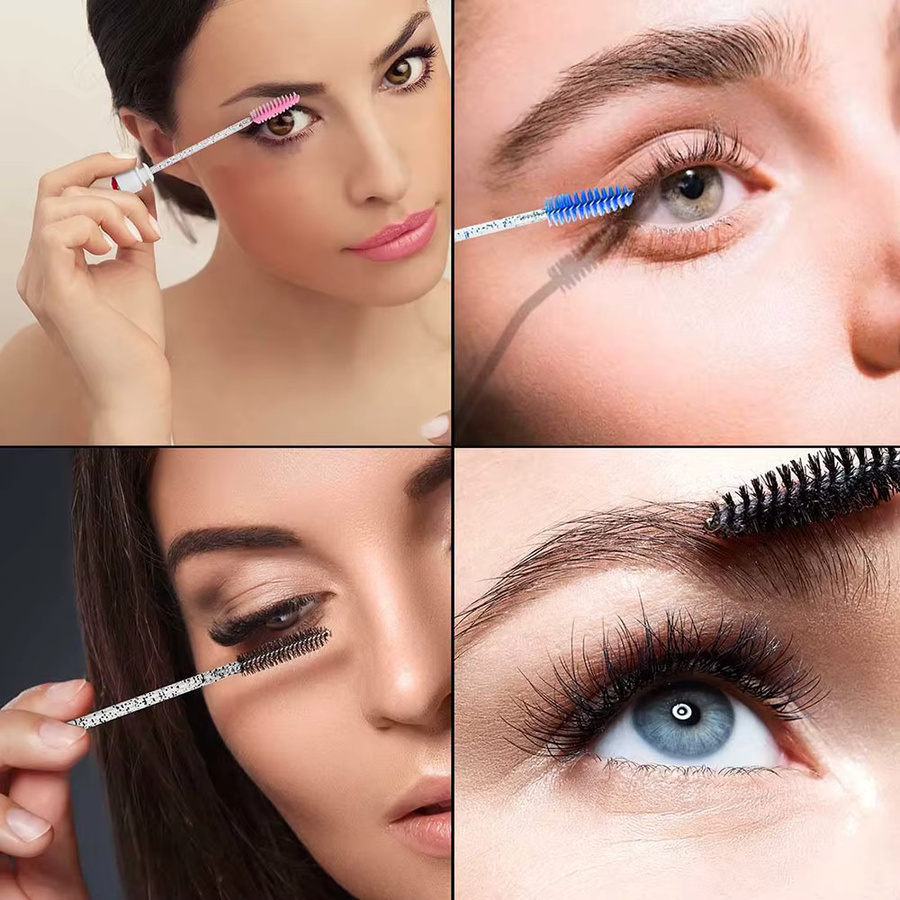 Wimpernbürsten und Applikatoren, 10/25 Stück, Unisex - Bild 3