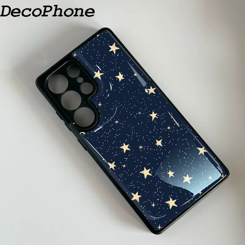 Sturzsichere Milchstraßen-Epoxy-Handyhülle in Blau für Samsung Galaxy S23 S24 S25 S26 Plus FE Ultra Edge - Bild 2