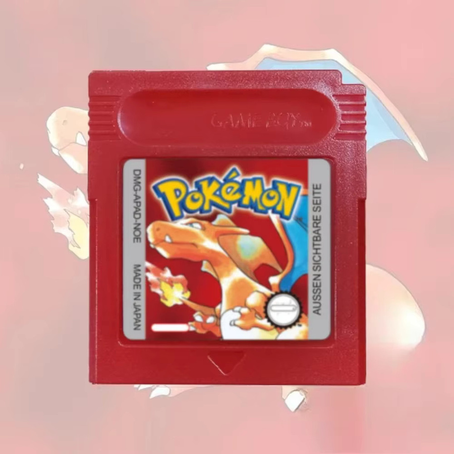 Bandai Pokémon GBC-Spielkarten für GB/SP-Konsolen in Rot, Blau, Grün und Gelb - Bild 3