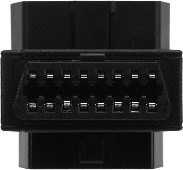 KaiSai OBD2-Adapter 16-poliger Stecker auf 2 Buchsen Plug-and-Play-Splitter in Schwarz mit Wi-Fi, Bluetooth und GPS - Bild 1
