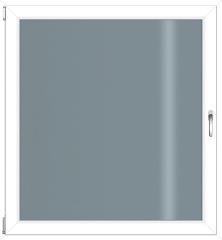 RORO Kunststoff-Fenster KOMFORT B70 in Weiss mit Klarglas, B: 110 cm, H: 130 cm - Bild 1