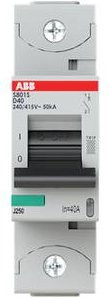 ABB S801S-D40 Leitungsschutzschalter 40A 230V Grau - Bild 1
