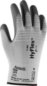 Ansell HyFlex 11-800 Nitril-Arbeitshandschuhe in Grau, Größe 8 - Bild 1