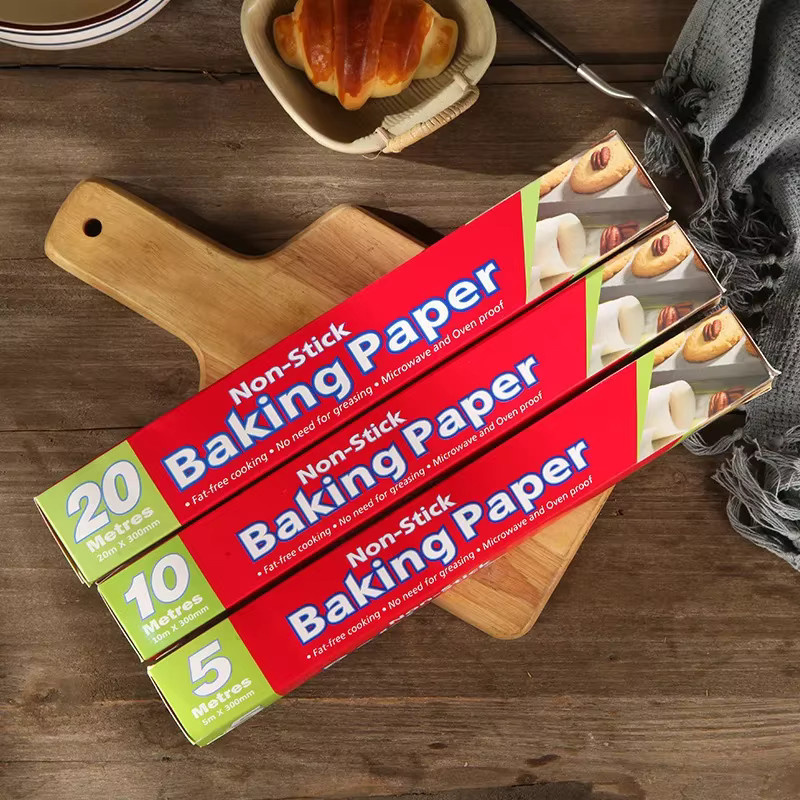 DUTRIEUX Backpapier-Blätter in Braun, antihaftbeschichtet und vorgeschnitten, ideal zum Backen, Grillen und für die Heißluftfritteuse, Durchmesser: 30,0 cm - Bild 3