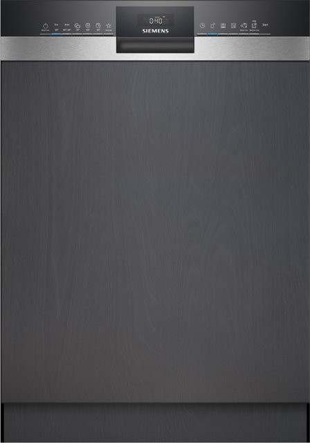 Siemens SN53HS16AE teilintegrierter Geschirrspüler in Edelstahl mit WiFi und App-Control, 60 cm - Bild 1