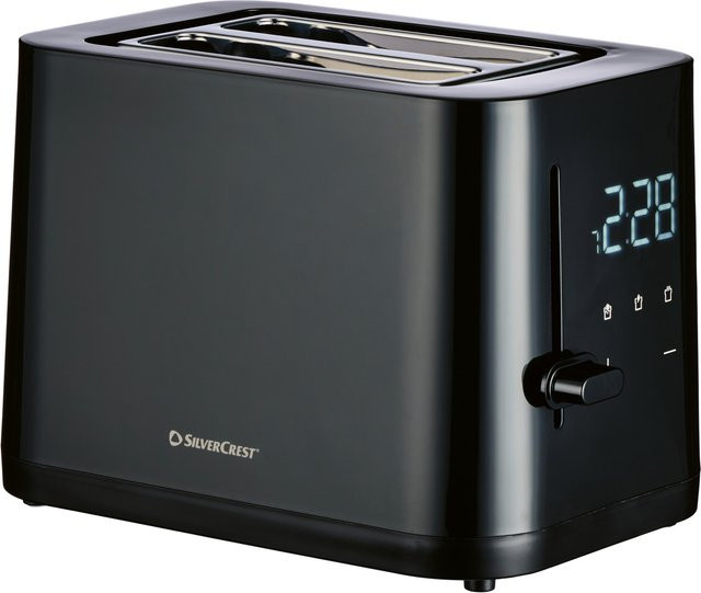 SILVERCREST Premium-Toaster STD 870 A2 in Schwarz mit Digitaldisplay - Bild 1