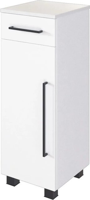 Held Möbel Unterschrank Rom in Matt Weiß, Breite: 30 cm, Höhe: 79 cm, Tiefe: 35 cm - Bild 1
