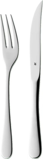 WMF Steakbesteck BLACK Messer und Gabeln silber hochglanzpoliert - Bild 1