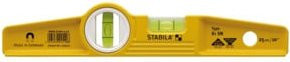 Stabila Wasserwaage Type 81 SM Torpedo aus Aluminium in Gelb, Länge: 25 cm - Bild 2
