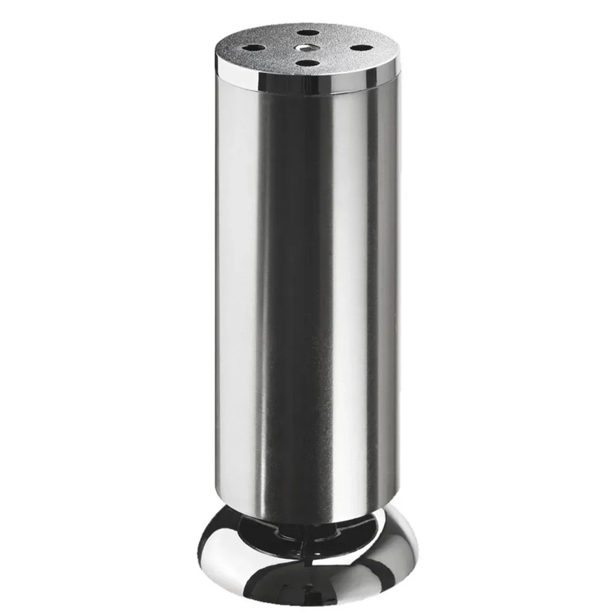 Hettich Möbelfuß in Edelstahl-Optik Silber Durchmesser: 5 cm, Höhe: 15 cm - Bild 2
