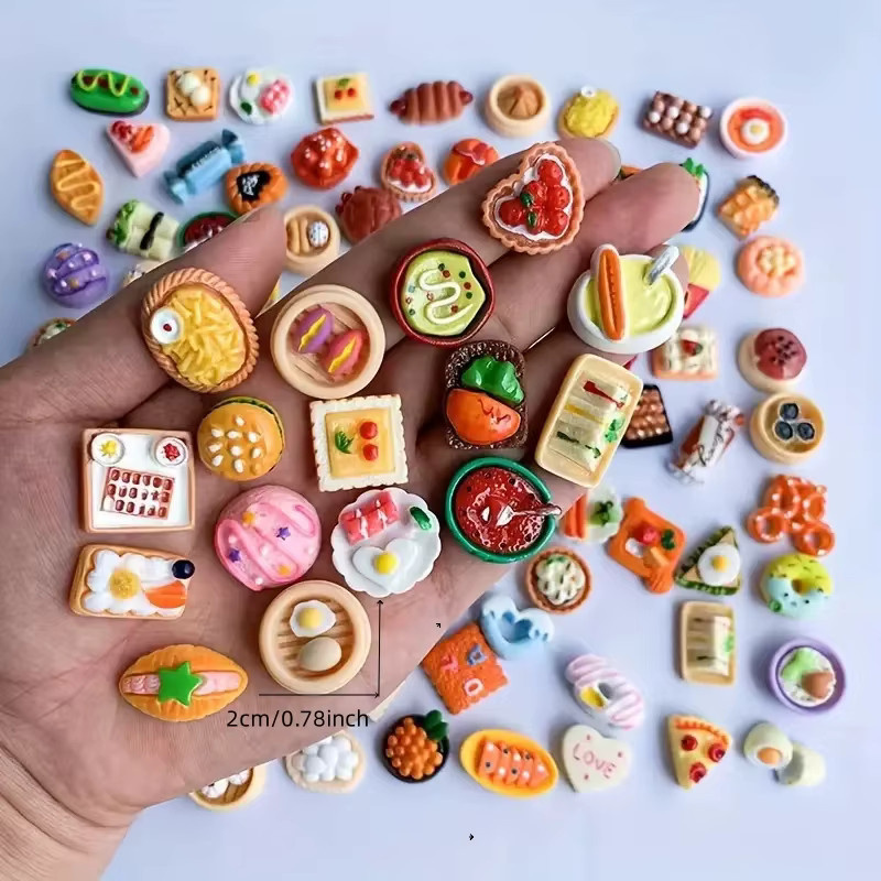 XYTLEZONE Miniatur-Puppenhaus-Supermarkt-Lebensmittel, Essenszubehör - Bild 2