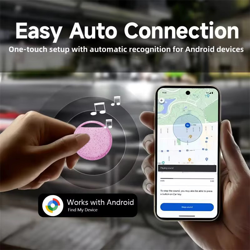 RSH Smart-Tag GPS Anti-Lost-Tracker für Android Google Find My, kohlenstoffarmes Material für Schlüssel, Haustiere und Koffer - Bild 3