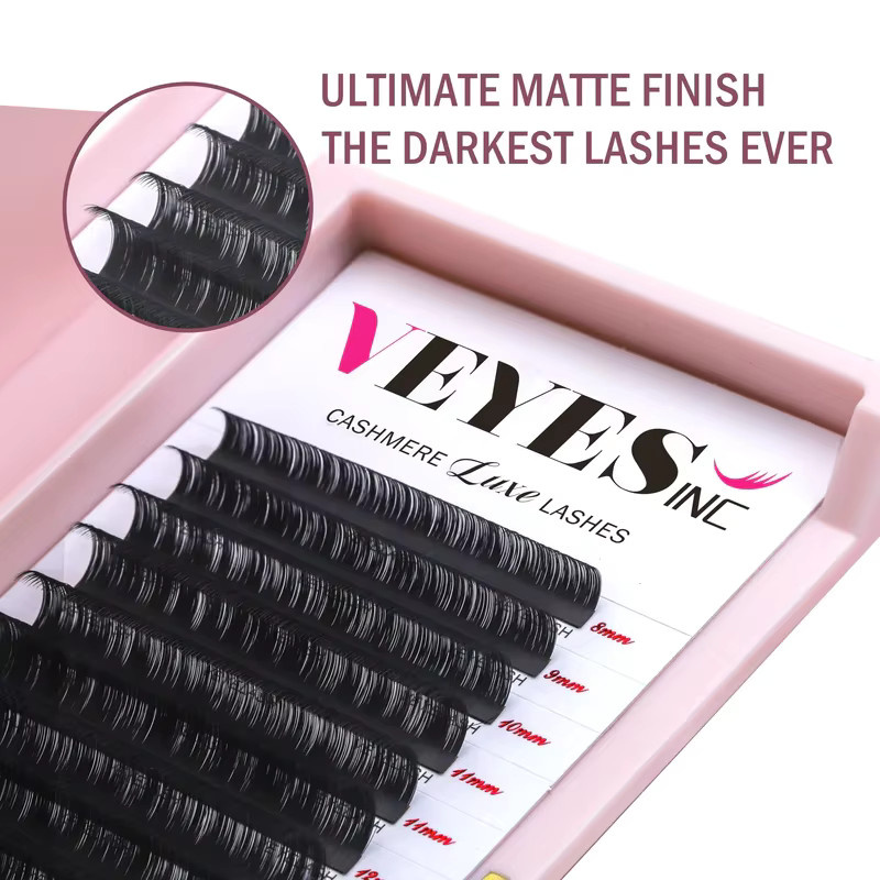 VEYESINC Cashmere Lashes Luxe Wimpernverlängerungen, Faux Mink, Natürlich - Bild 2