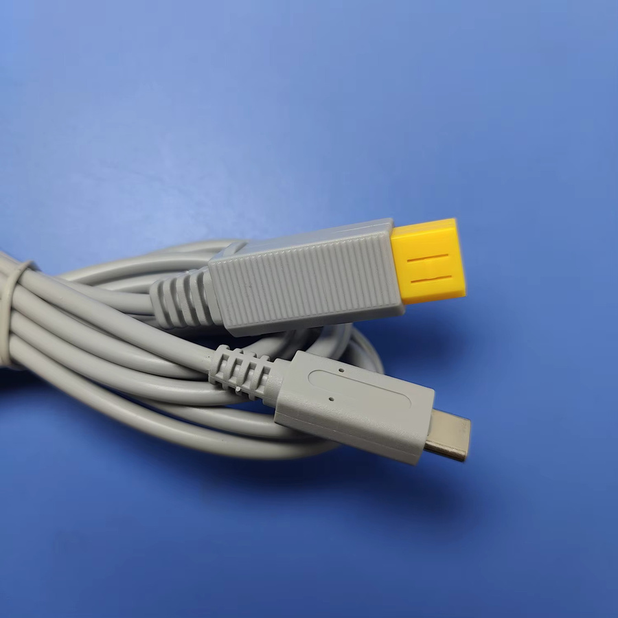 xunbeifang PD Stromkabel für Wii und Wii U in Grau, 2m Ladekabel als Reparaturzubehör - Bild 2