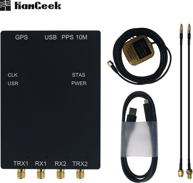 Hamgeek USRP B210 SDR-Entwicklungsboard mit AD9361BBCZ und XC7K325T, CNC-Gehäuse, USB 3.0 Typ-C, 56 MHz, Schwarz - Bild 1