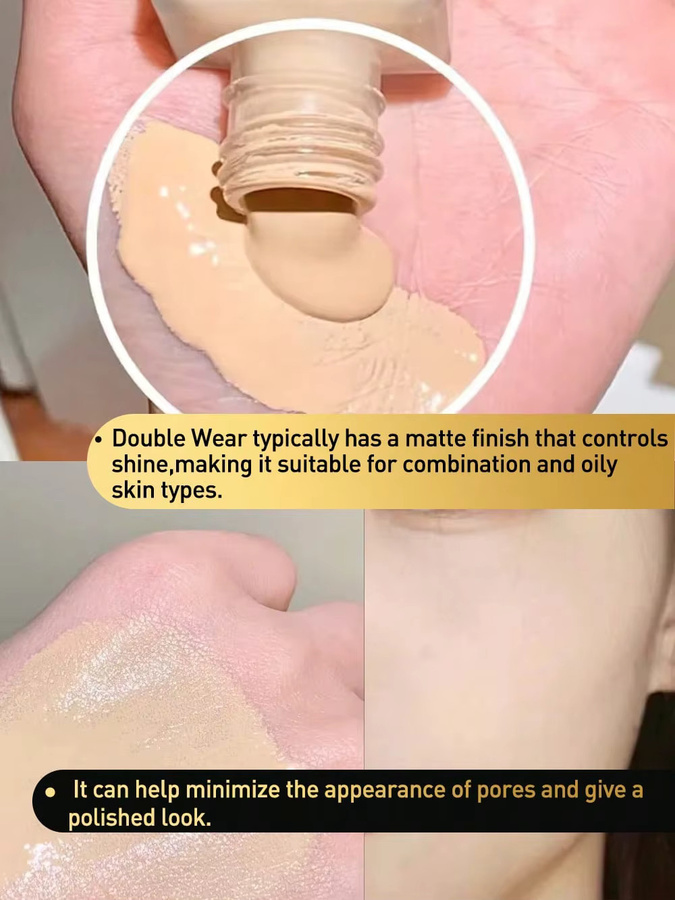 Estee Lauder Double Wear Sheer Long-Wear Foundation, 2C0 Cool Vanilla, Matt - Bild 3