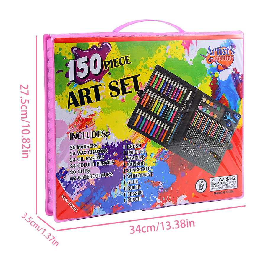 Kunst-Zeichenset, 158-teiliges Set, Bunt / Mehrfarbig, Nicht für Kinder unter 3 Jahren - Bild 3