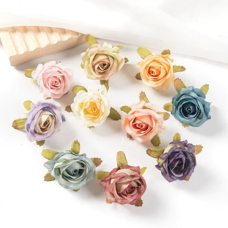 100 Stück künstliche Rosenknospen aus Seide von TTCY in Multicolour für Hochzeiten, Weihnachtsfeiern und Garten-Dekorationen - Bild 4