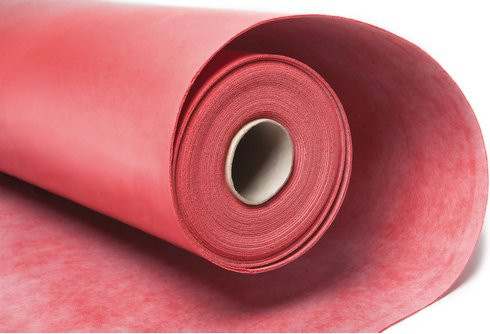 dBcover Schalldämmunterlage aus Latex für Vinyl und SPC-Böden, Farbe: rot, Fläche: 10 m² - Bild 1