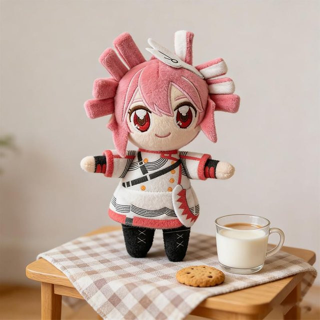 Yiran toy Kasane Teto Plüschtier, Anime, 25cm, ab 0 Jahren - Bild 1