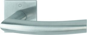 Türdrückerpaar Hoppe Tro.E1430Z/848N in Edelstahl Silber mit Rosetten und 8mm Vierkant - Bild 1