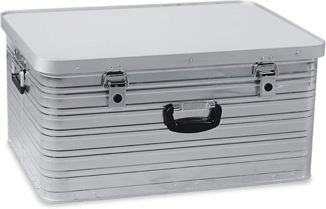 BRB Aluminium Behälter in Silber, B/T/H: 52 x 71 x 34,5 cm, 101 Liter - Bild 1