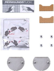 Keuco Klebe-Set Nr. 1 Edition 90 für Duschablagen und Duschkörbe in Weiß - Bild 1