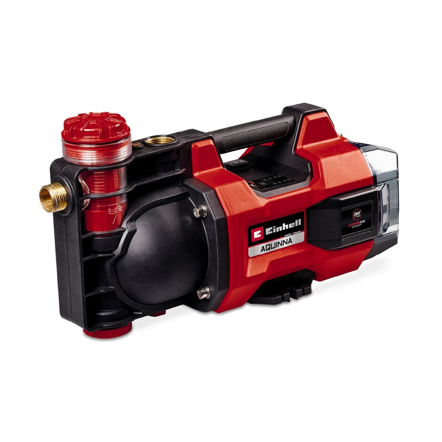 Einhell Akku-Gartenpumpe AQUINNA 36/38 F LED mit Power X-Change Technologie, 3800 l/h und 37 m Förderhöhe - Bild 2