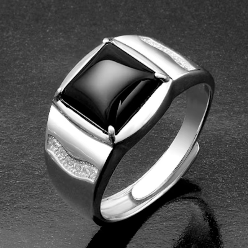 SAY Ring, 925 Silber, Vintage, Unisex - Bild 2