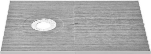 VEVOR Duschrand-Set mit Duschwanne, Grau, Rechteckig, B/T/H: 152,4 x 96,5 x 2,8 cm - Bild 1