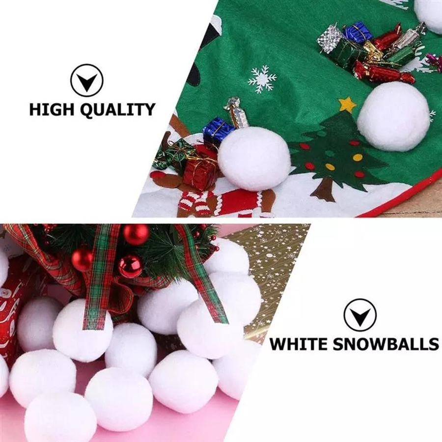 Wosawe Outdoor Sports Künstliche Schneebälle für Schneeballschlacht, 50-teiliges Set, weiß - Bild 5