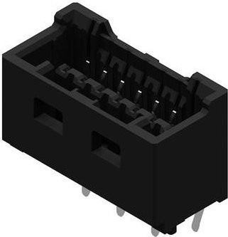 Molex Einbau-Buchsenleiste Schwarz mit 12 Polen und 1,50 mm Rastermaß - Bild 1