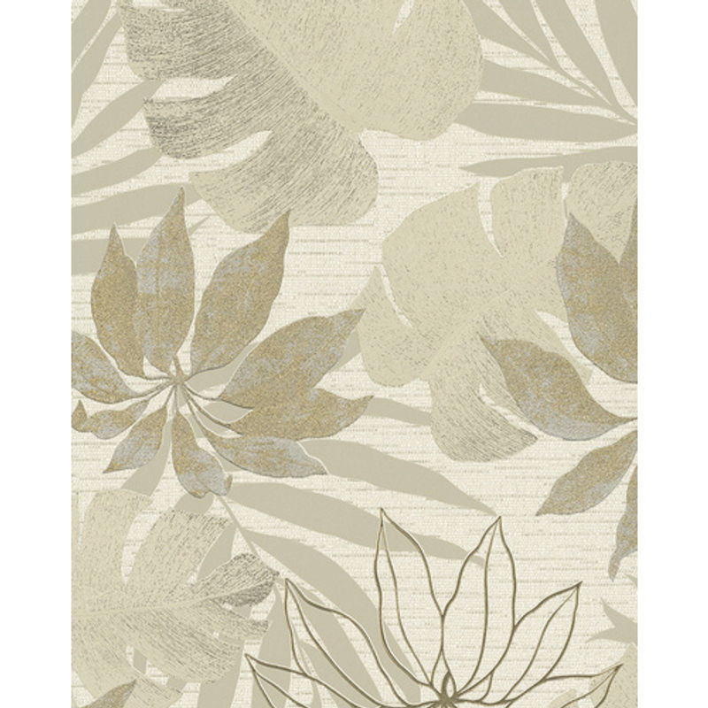Marburg Vliestapete Avalon mit floralem Dschungel-Design in Beige und Grau, FSC-zertifiziert - Bild 2