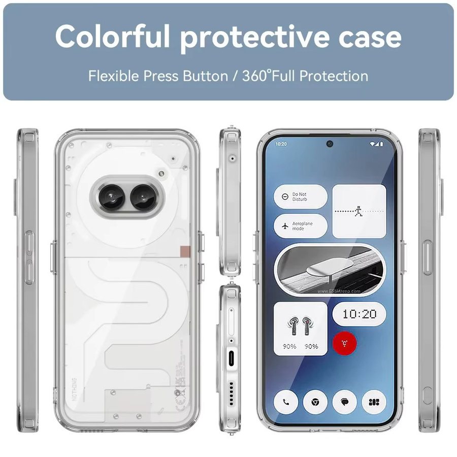 Transparente Stoßfeste Schutzhülle für Nothing Phone 2a - Bild 2