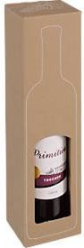 ColomPac Geschenkkarton SAWP für 1 Flasche, Wellpappe, Farbe: Braun, B: 9,3 cm, T: 9,3 cm, H: 37,4 cm - Bild 2