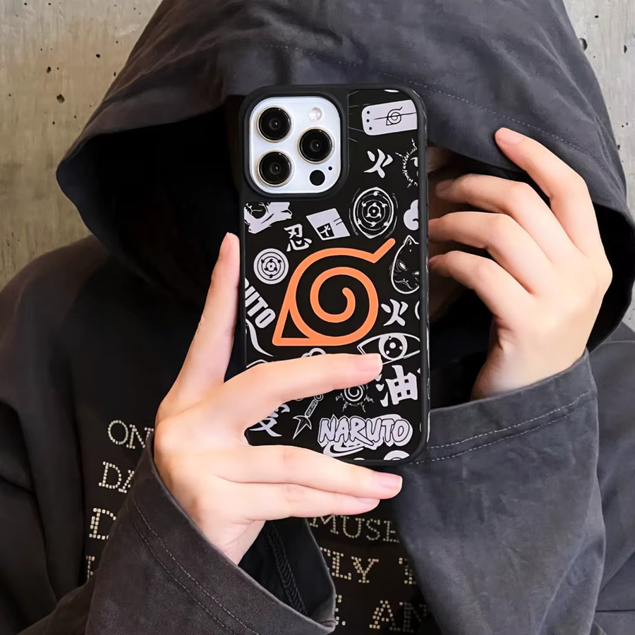 Bandai Anime Handyhülle für iPhone 17 16 15 14 13 Pro Max mit Naruto Itachi Obito Pain Design Stoßfeste Hartschale - Bild 3