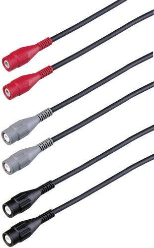Fluke PM9091 BNC-Messleitungs-Set in Rot, Schwarz und Grau, Länge: 1,50 m - Bild 1